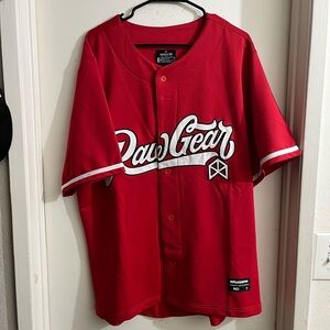 NWOT Red RawGear Baseball Jersey